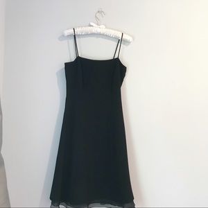 Ann Taylor Basic Black Dress A-line Size 0